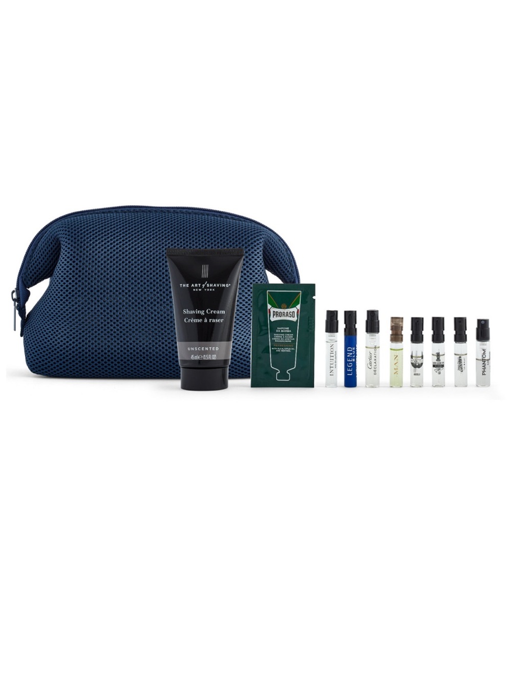Navy Mesh Travel Toiletry Kit father’s day gift set